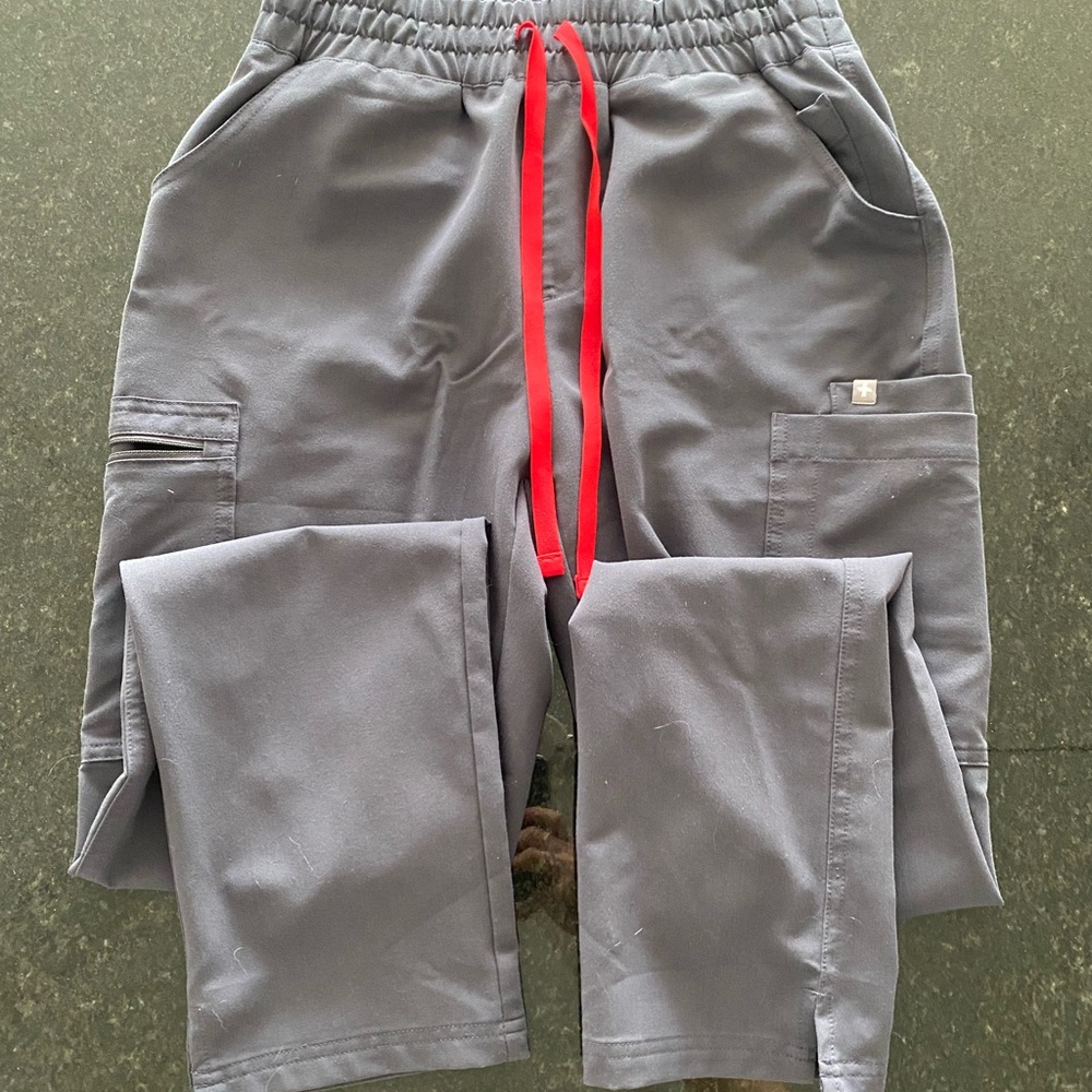 Figs Charcoal Yola High Waisted